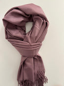 Pashmina rosa toque de lã |70x180