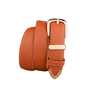 Cinto Gold Fashion Couro Fivela e Ponteira Dourada