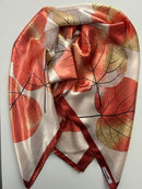 Lenço Folhas Exuberantes com toque de seda |90x90